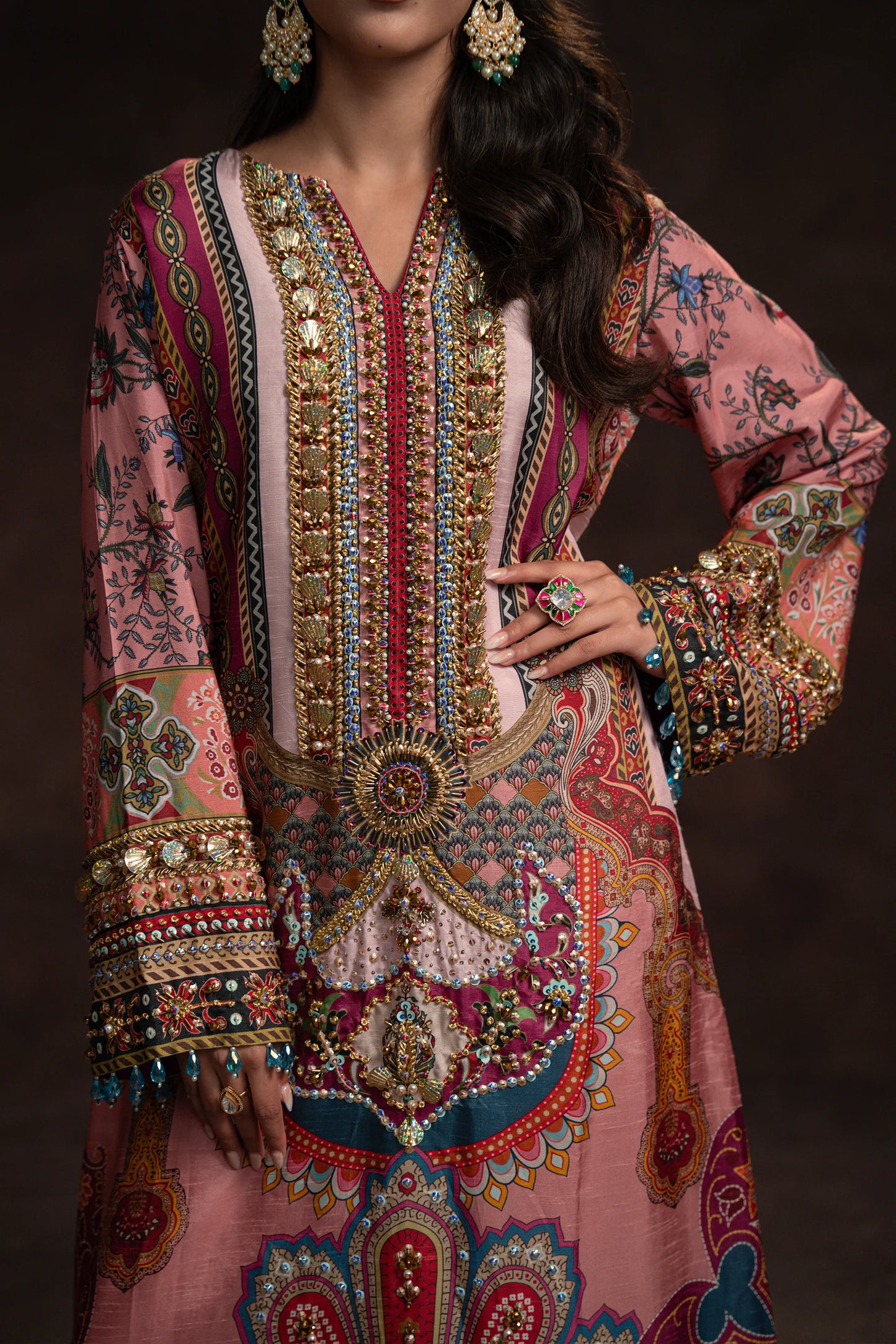 Amaara Khan-Eastern Majest Kaftan