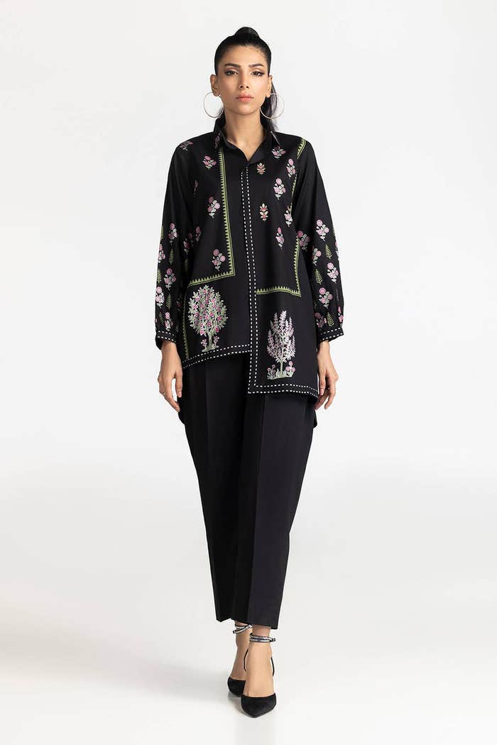Cambric Block Printed Co-ord Set IPST-44121
