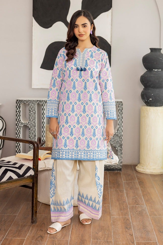 Dobby Block Printed Co-Ord Set KST-43352