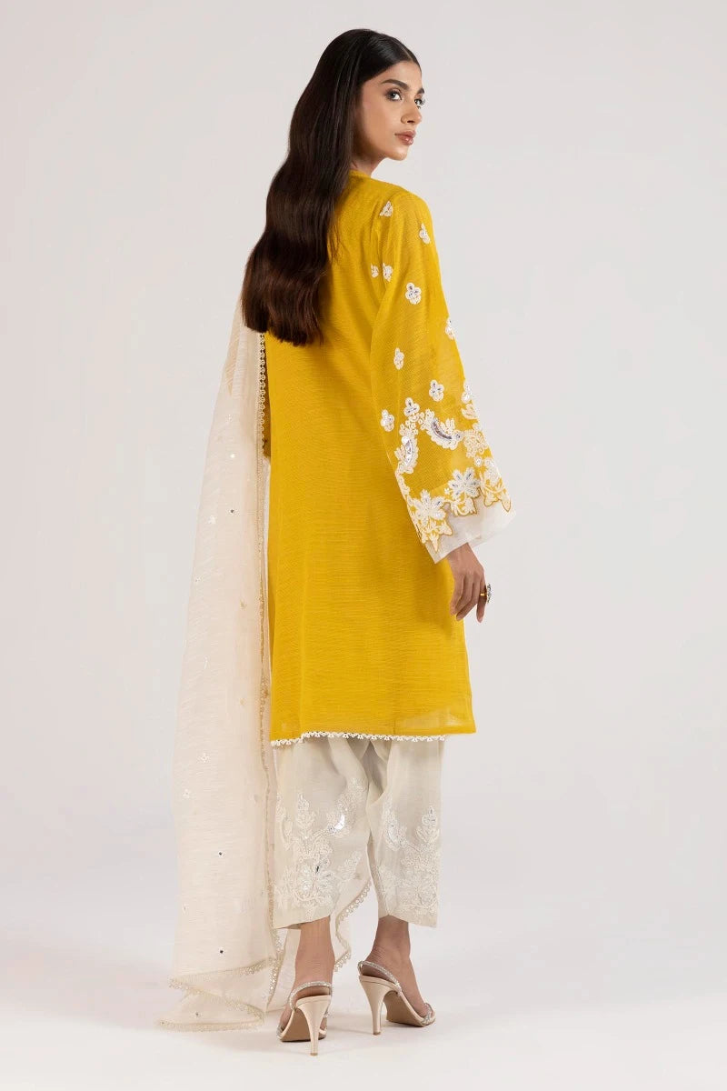 Yellow Boxy Cut Shirt
