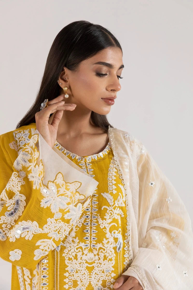 Yellow Boxy Cut Shirt