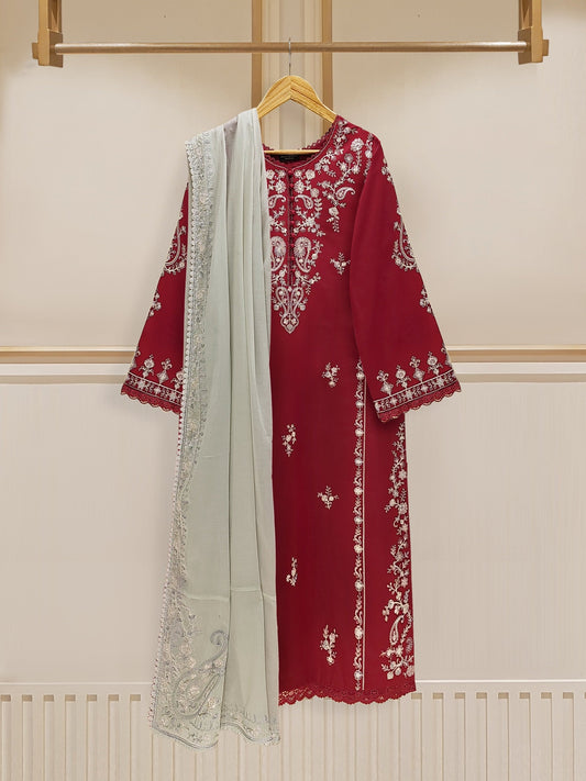 2 Piece - Embroidered Lawn Suit S109716