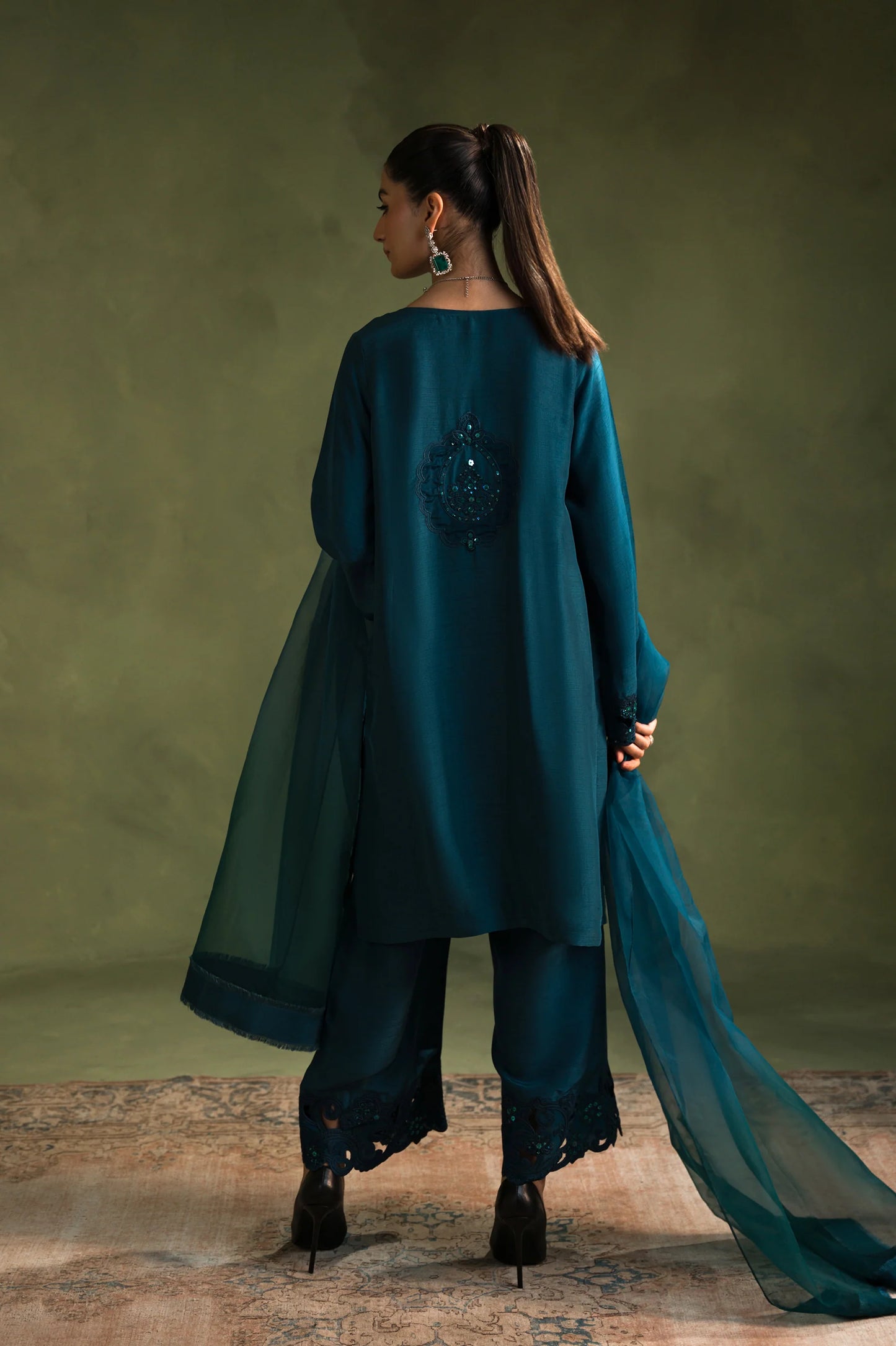 Amaara Khan - Glam Teal Co - Ord Sets