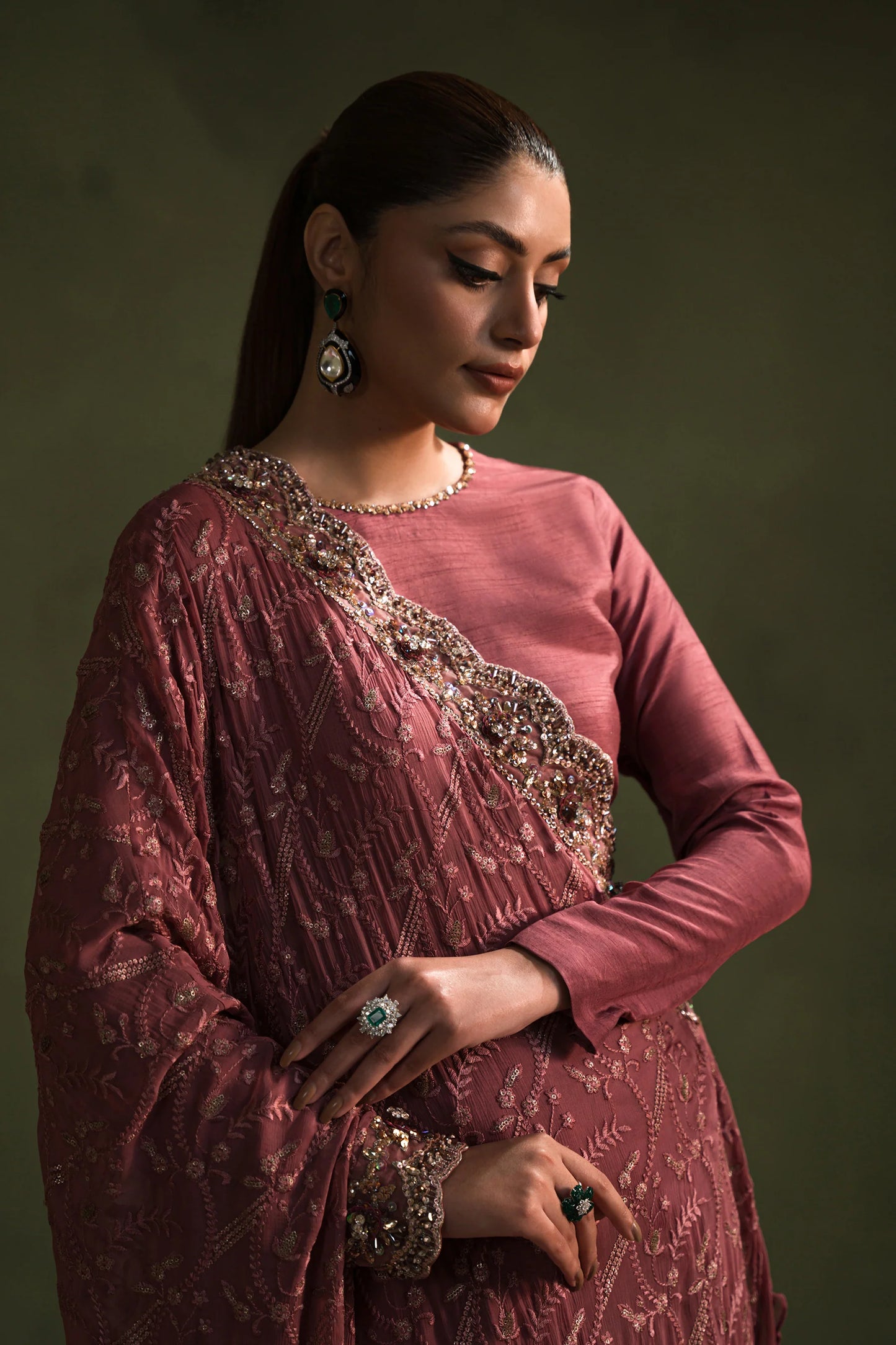 Amaara Khan - Glam Asymmetrical Beaded