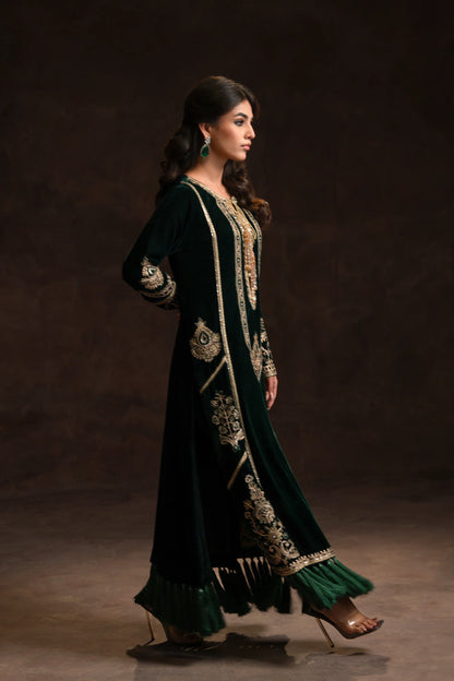 Amaara Khan-Green Velvet Luxe