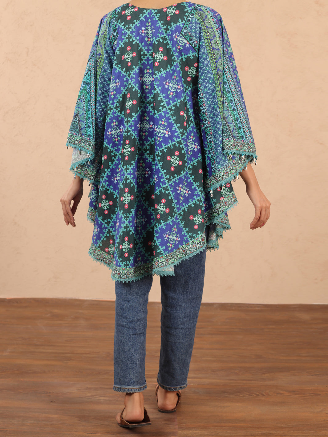 Teal Cambric Tunic - ALP-LK-1981