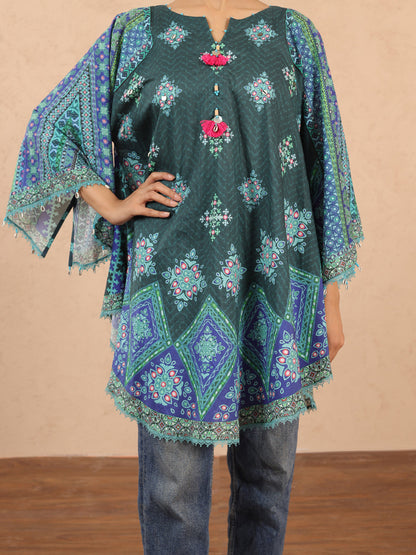 Teal Cambric Tunic - ALP-LK-1981