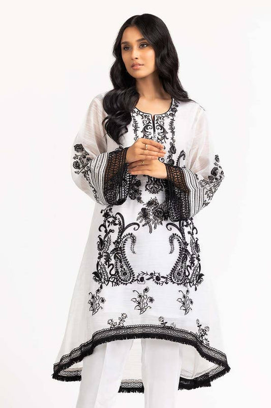 Gul Ahmed - Slub Embroidered Shirt GLM-23-46