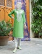 Junaid Jamshed - GREEN LAWN KURTI | JJLK-S-JSS-24-344