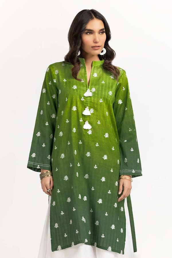 Gul Ahmed - The Loom Dobby Embroidered Shirt WGK-DBS-DE-2787